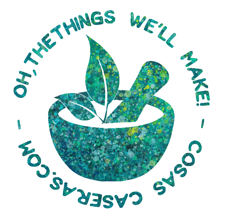 Logo for Oh, The Things We'll Make! and Cosas Caseras